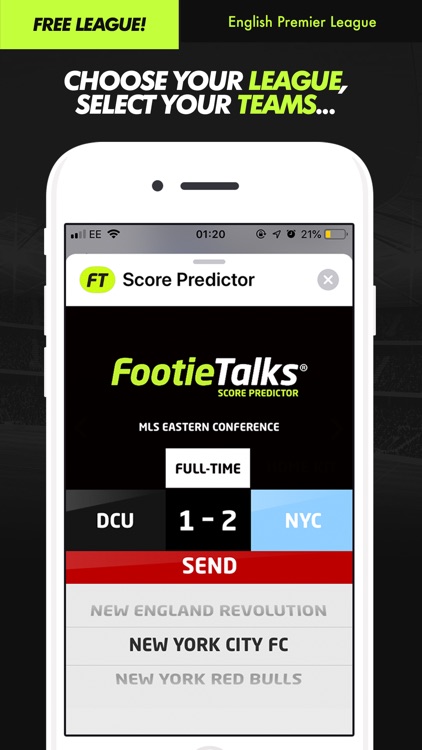 Score Predictor : FootieTalks