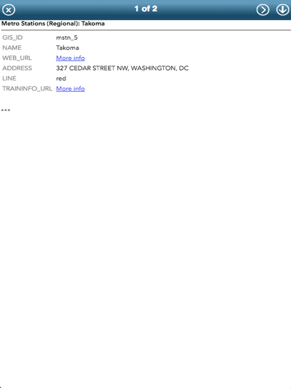 Screenshot #6 pour Washington DC Metro Map