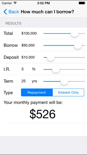 Easy Mortgage Calculator screenshot 3
