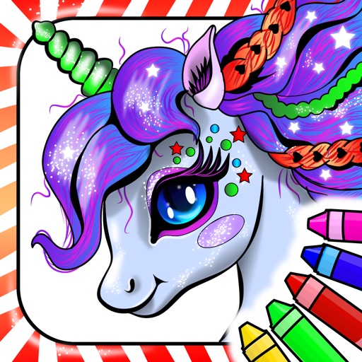 PONY Coloring Pages for Girls iOS App