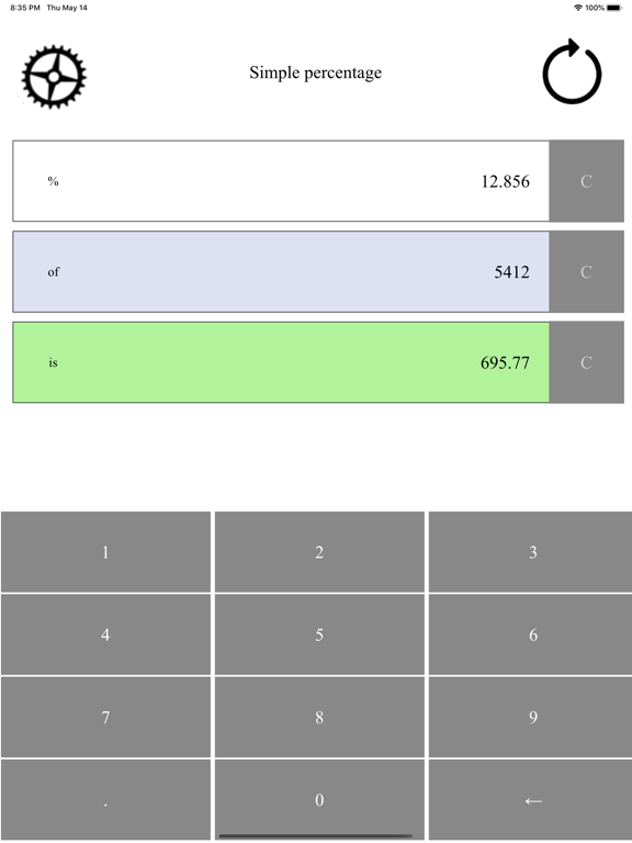 Screenshot #6 pour Simple percentage