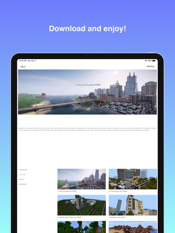 Maps For Minecraft - PE iPad screenshot 4 - Entertainment app