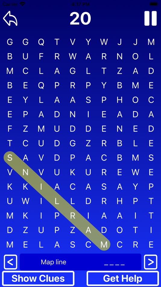 #1. Cross Search Daily Word Puzzle (iOS) 来自: Blue Water Apps, LLC