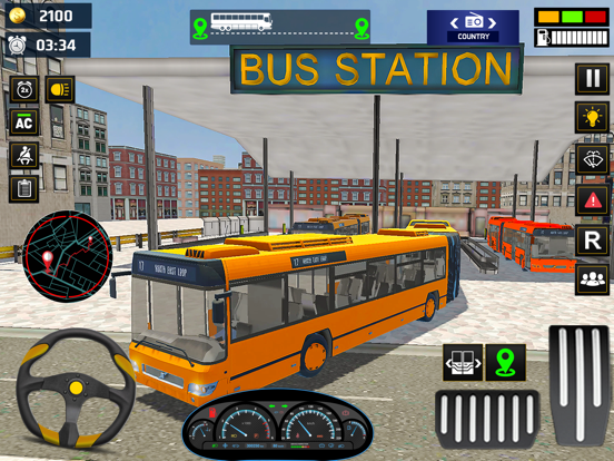 ビッグバスシミュレータードライビングゲーム Bus Gameのおすすめ画像2