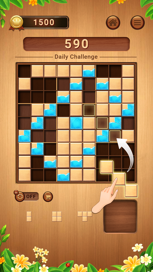 #7. Block Puzzle: Wood Block Game (iOS) 由: Suga Technology Ltd (Apps)