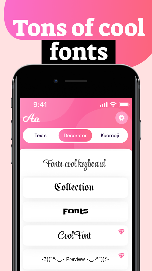 #9. Fonts: Keyboard & Font Art (iOS) 由: Zed Peru, S.A.C.