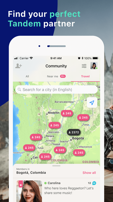 Tandem: Conversation exchange Screenshot