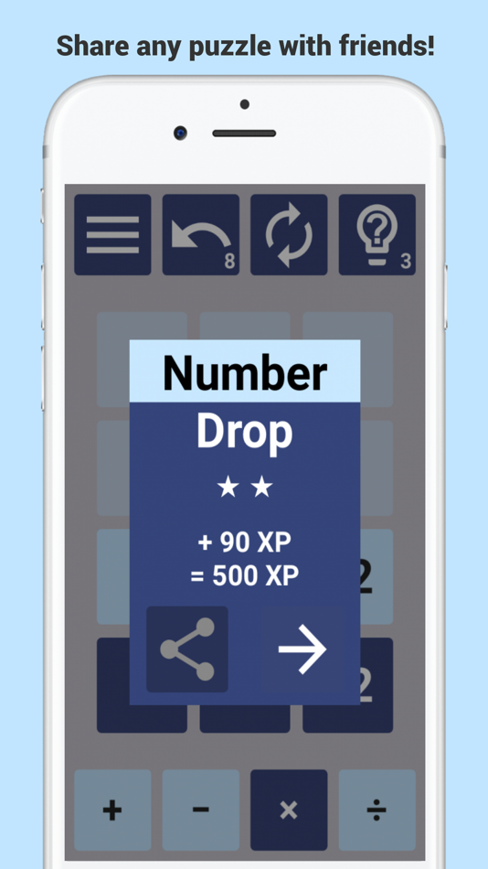 #5. Math Solving Game NumberDrop (iOS) Podle: Ben Does Apps Ltd