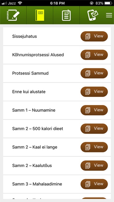 Dr Simeons Diet Support Center app screenshot 3