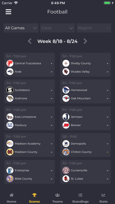Screenshot #2 pour Pure Game Sports Network