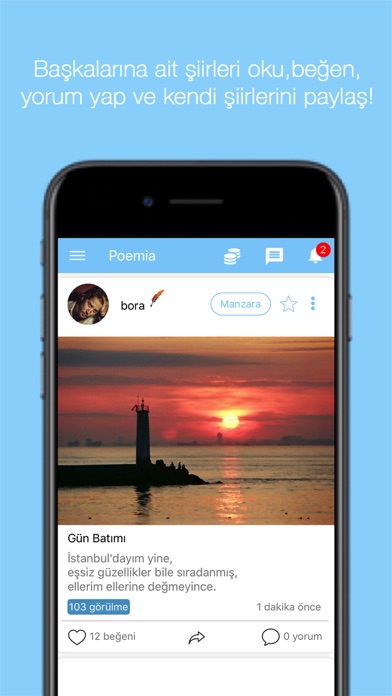 Poemia – Write Everything iPhone screenshot 1 - Book app