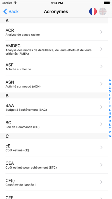 PMPReminderV6: aide-mémoire Screenshot