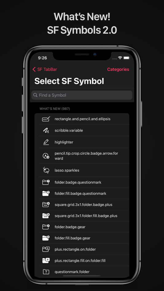 #3. SF TabBar (iOS) By: TapTeach LLC