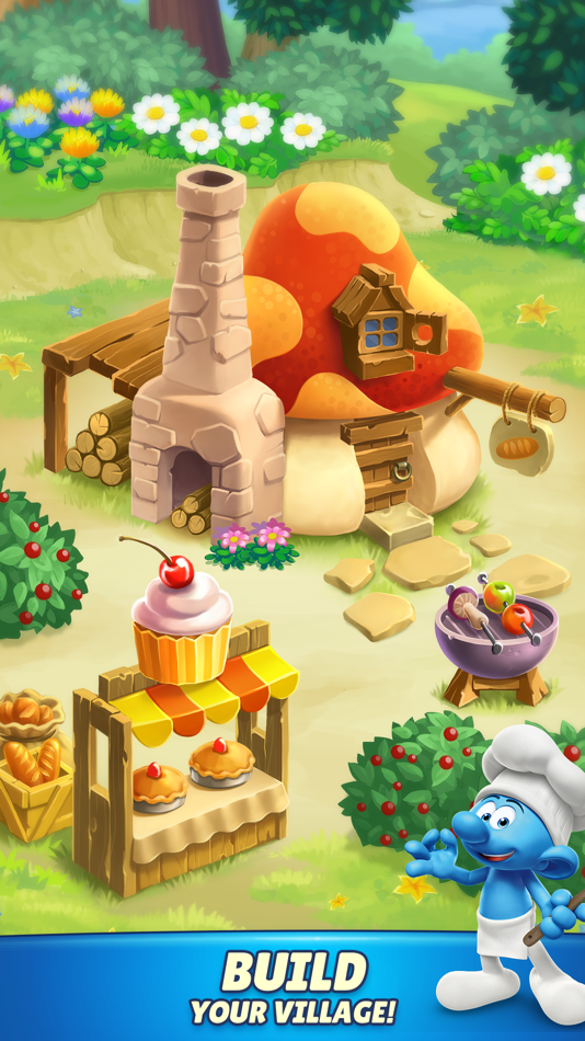 #6. Smurfs Magic Match (iOS) โดย: Garden City Games