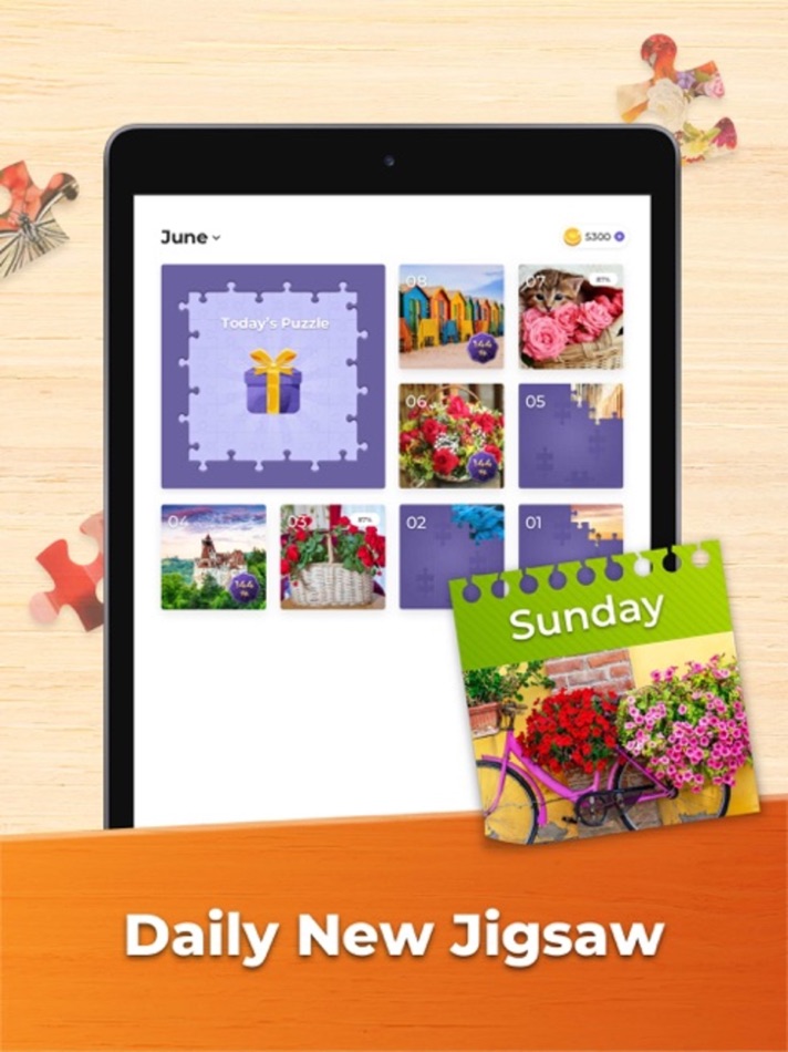#3. Puzzle Games: Jigsaw Puzzles (iOS) 来自: Guru Smart Holding Limited