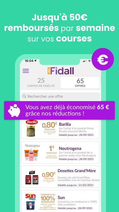 Fidall - Loyalty Cards & Deals Screenshot
