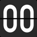 Reloj voltear -widgets digital