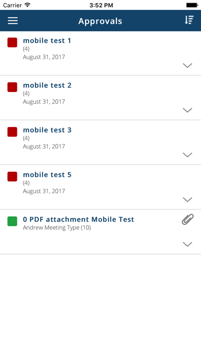 Screenshot #2 pour Approval Manager