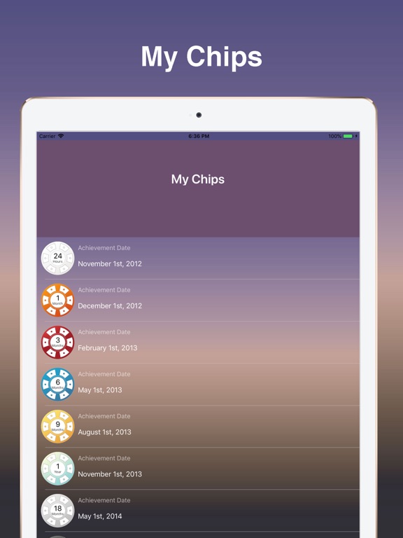 App screenshot
