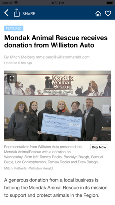 The Williston Herald screenshot 3