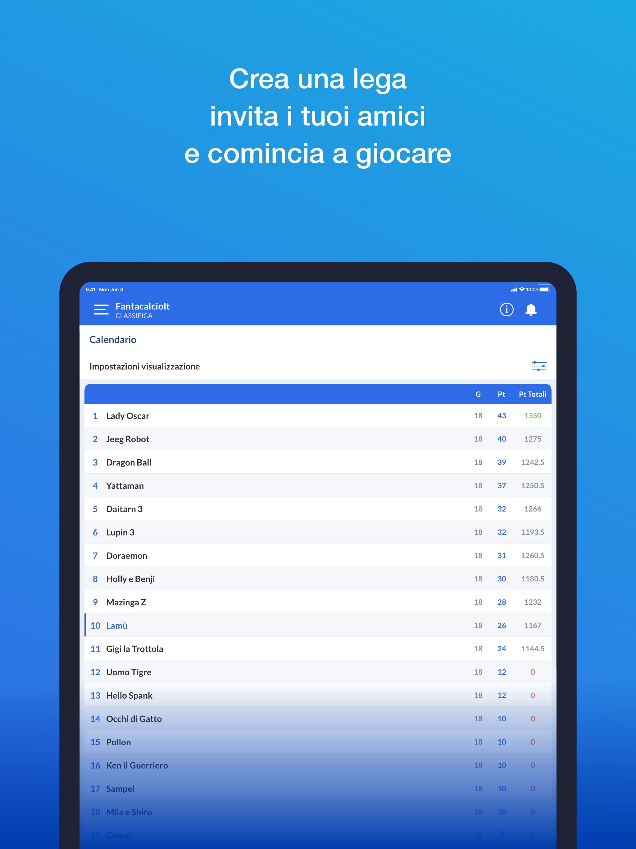 Leghe Fantacalcio® Serie A