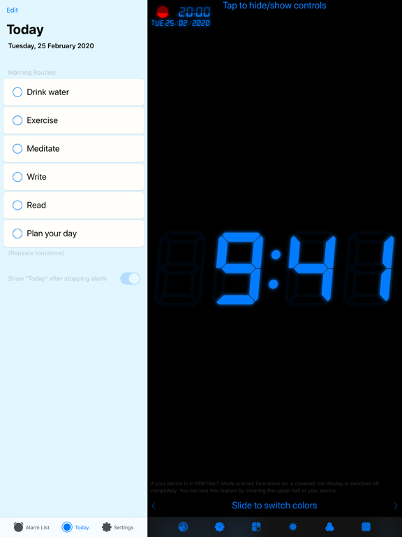Barcode Alarm Clock iPad screenshot 9