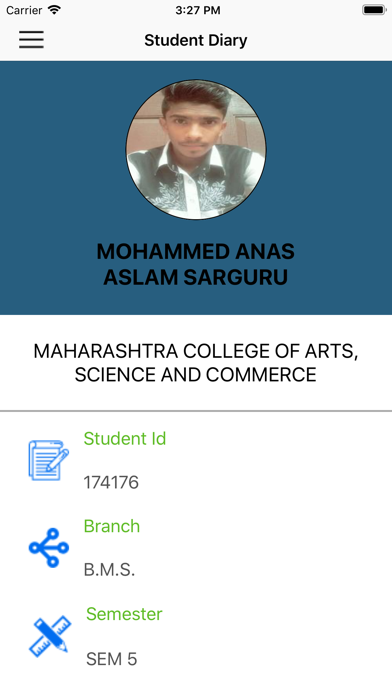Screenshot #1 pour Student Diary Cloud