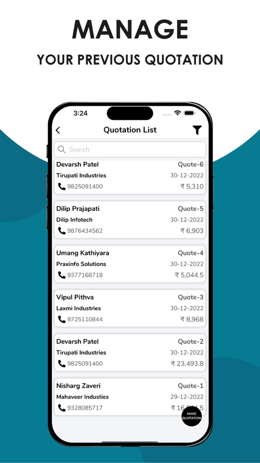 #9. Quotation Maker (iOS) 由: Umang Kathiyara