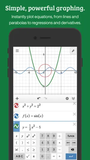 Desmos Graphing Calculator screenshot 1