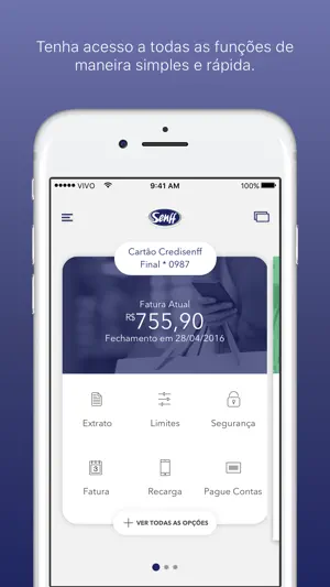 Senff Clientes: Cartão e + screenshot 2
