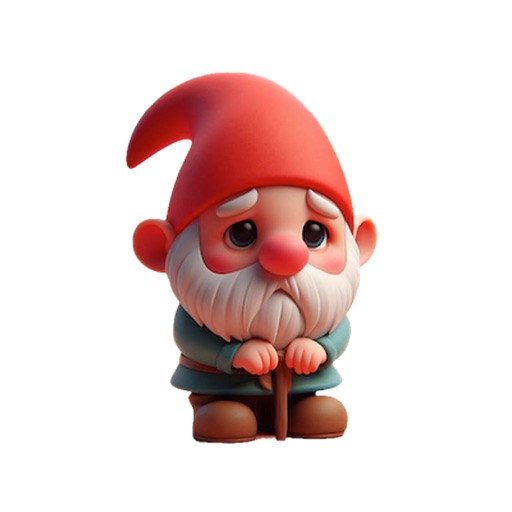 Sad Garden Gnome Stickers icon