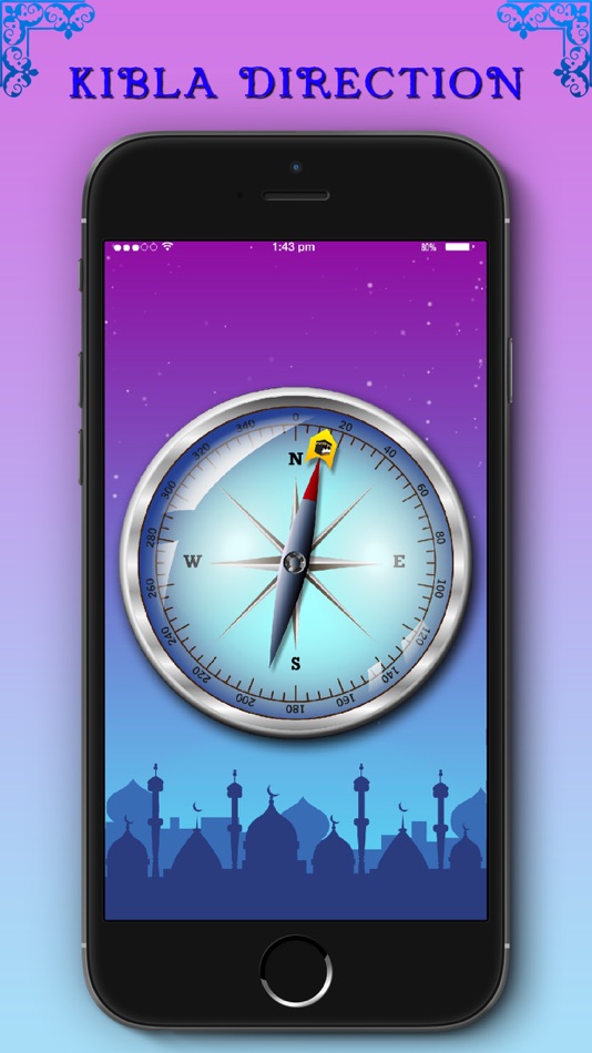 #2. Qibla Direction & Compass (iOS) 由: Fahad Manzoor