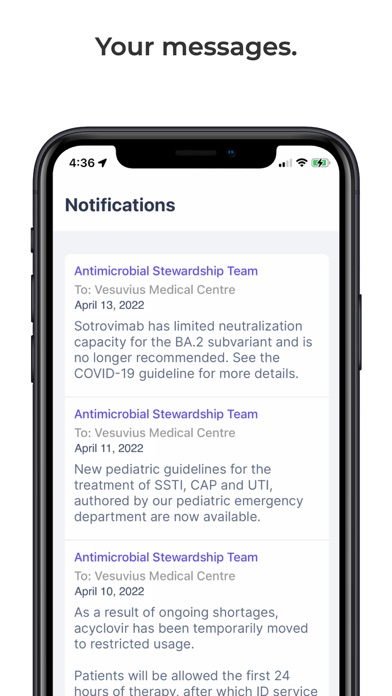 Firstline - Clinical Decisions Screenshot