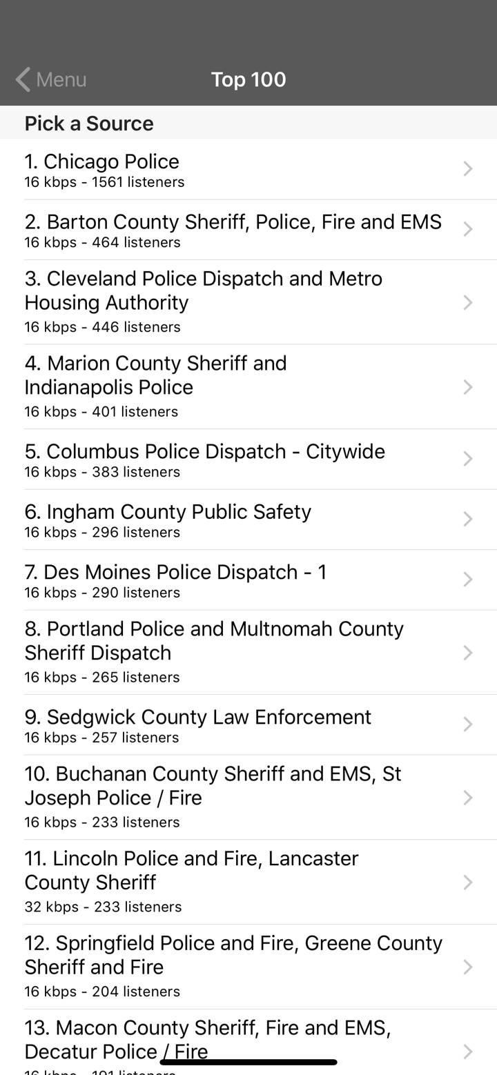 5-0 Radio Pro Police Scanner screenshot 9