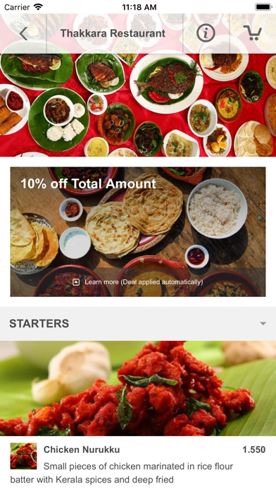 Screenshot #3 pour Thakkara Restaurant Kuwait