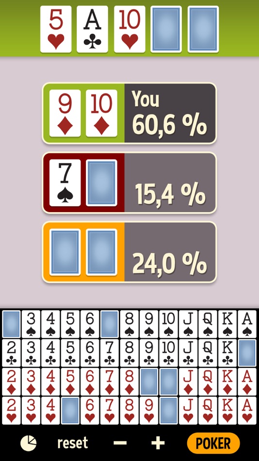 Odds Calculator Poker - 1.6.0 - (iOS)