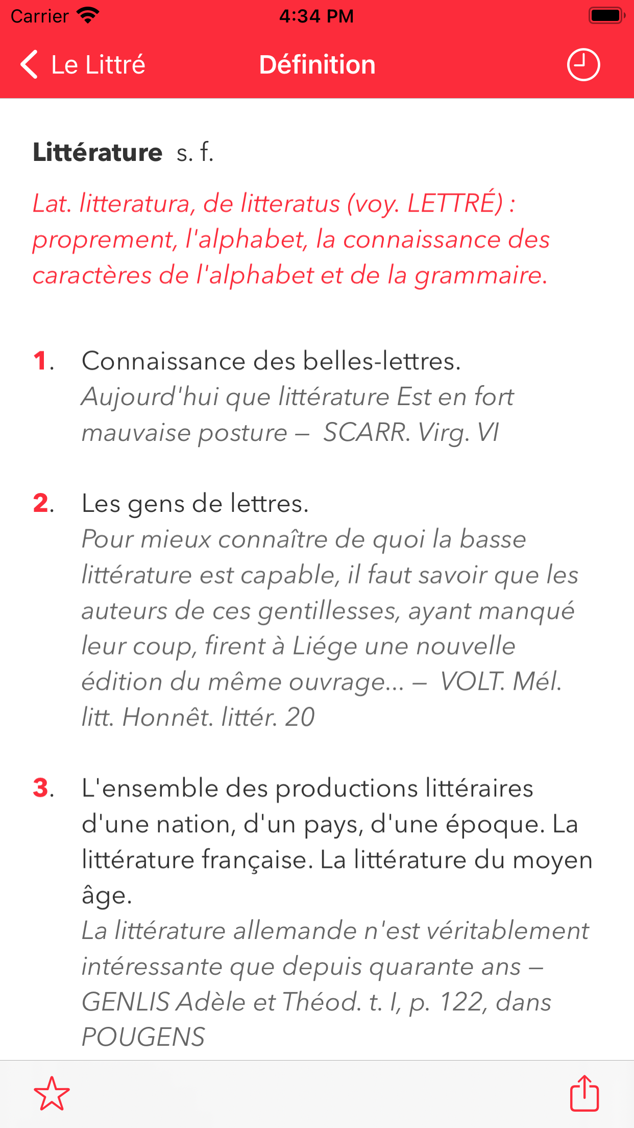 French Dictionary Le Littré