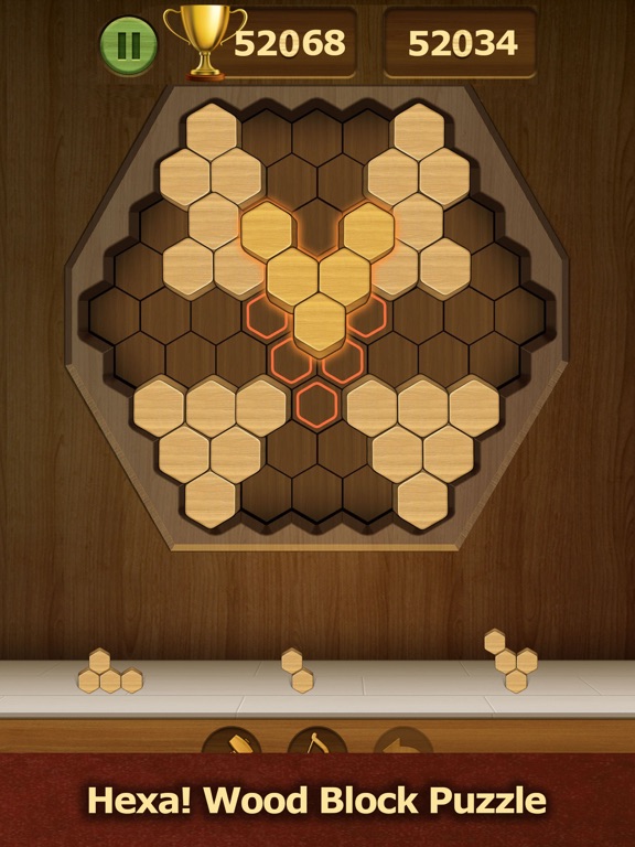 Screenshot #4 pour Wood Block Puzzle & Hexa Blast