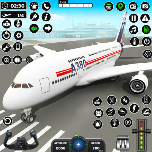 Airplane Flying Simulator 3D