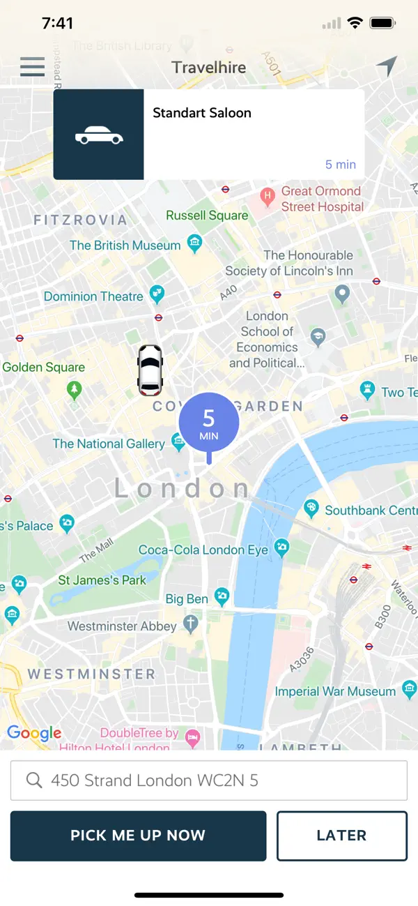 Screenshot #2 pour Travelhire Car Service