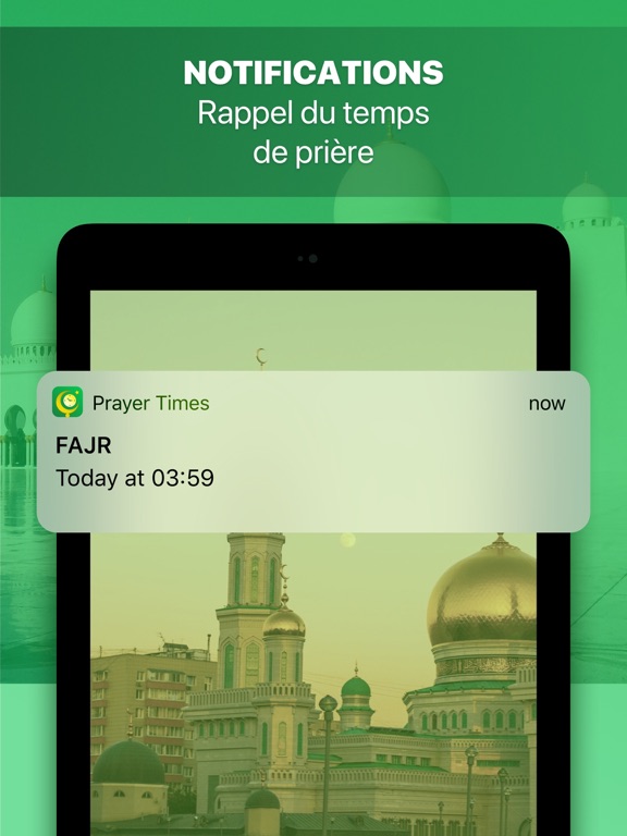 Screenshot #6 pour Boussole Qibla Heure de Priere