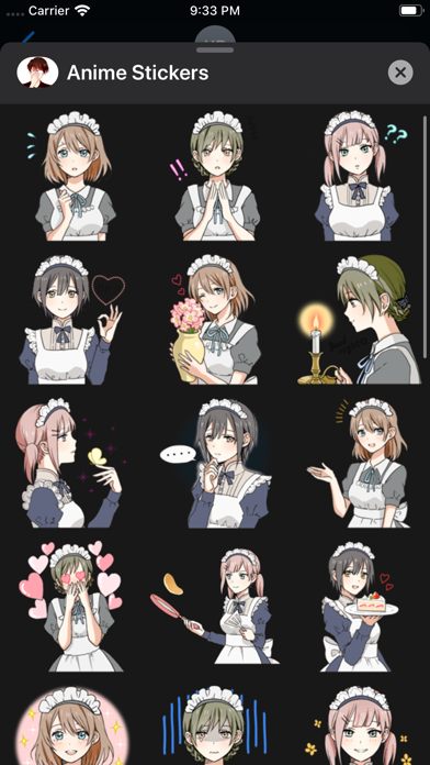Anime Stickers & Emoji Screenshot