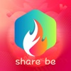 Sharebe-meet&video chat icon