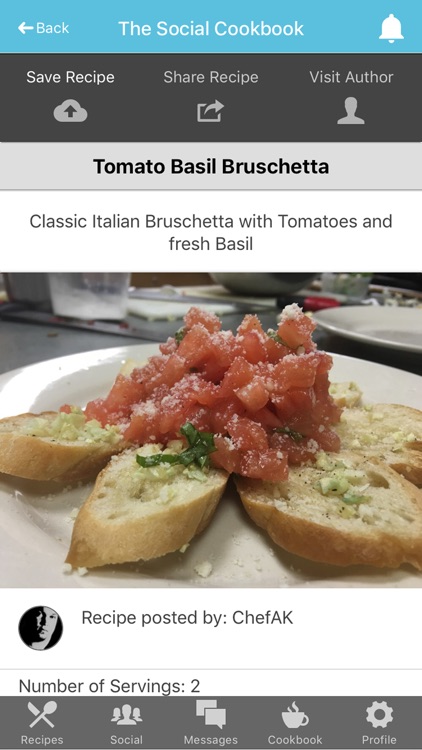 Social Cookbook: Share Recipes
