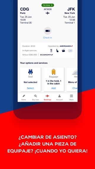 air france - reservar un vuelo iphone capturas de pantalla 4