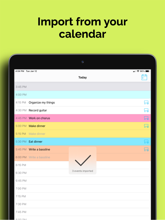 TimeFinder: Time Blocking iPad app afbeelding 4