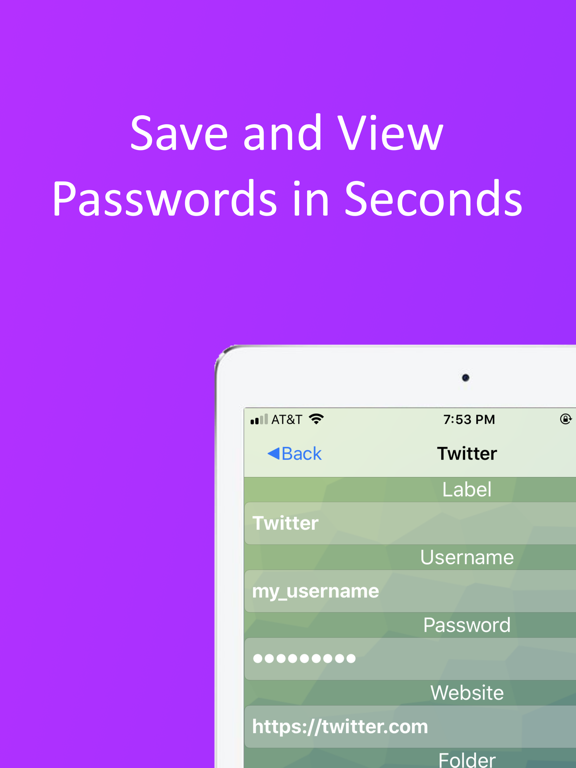 Screenshot #5 pour Passbook - Password Protection
