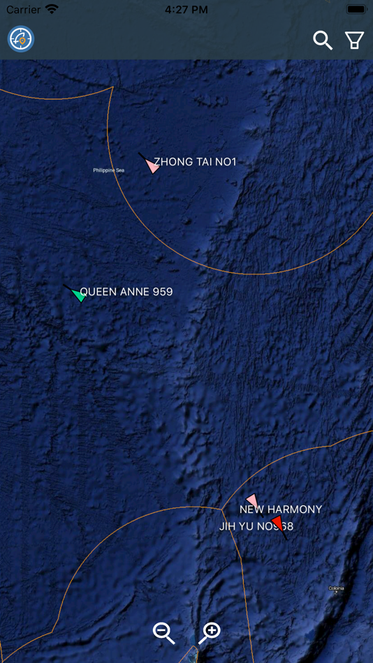 #3. FishFinder (iOS) Podle: Marine Intelligence Solution