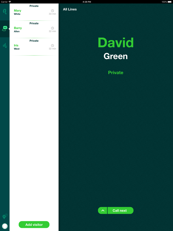 Screenshot #5 pour Qminder Dashboard