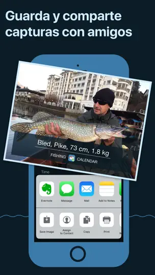 Captura de pantalla de Fishing Calendar, Fish Finder en iPhone 3